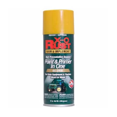 General Paint Spray Paint, Caterpillar Yellow, Flat, 12 oz 125808